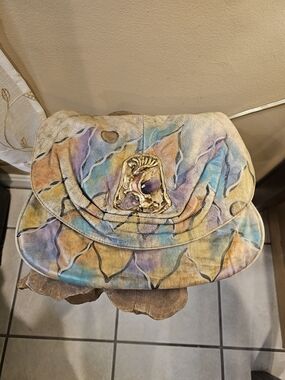 Vintage 70s Carvalhu Rio Brutalist Wearable Art Bag Rare Find!